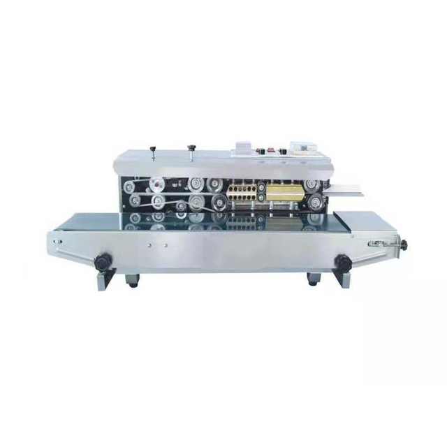 Vertical Continuous Pouch Sealing Machine Heat Sealing Machine Bag Band Plastic Sealer Machine For Plastic Bag