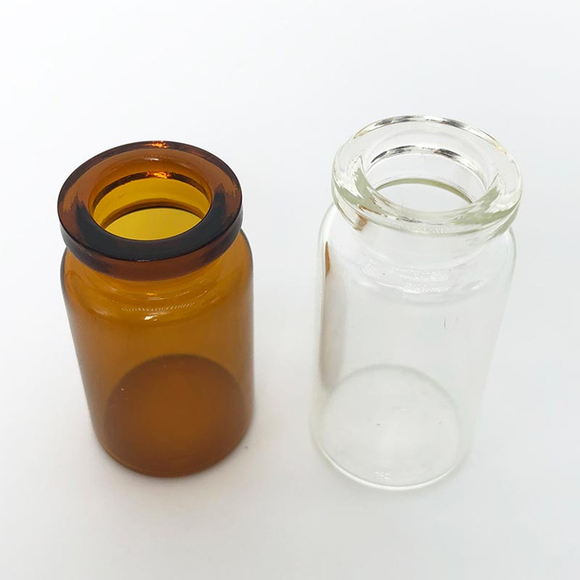 Wholesale 2ml-30ml Clear Amber Pharmaceutical Glass Vial Injection Tubular Vaccine Glass Bottle Vials
