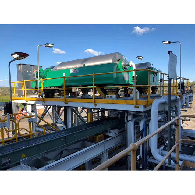 Horizontal Screw Decanter Of Sewage Separation Centrifuge In Urban Waterworks