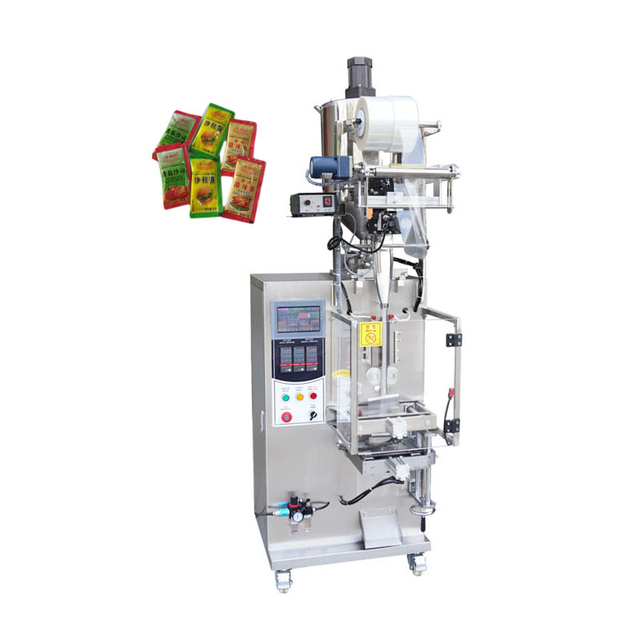 Automatic Vertical Film Bag Pouch Sachet Stick Filling Sealing Liquid Honey Sauce Packaging Machine