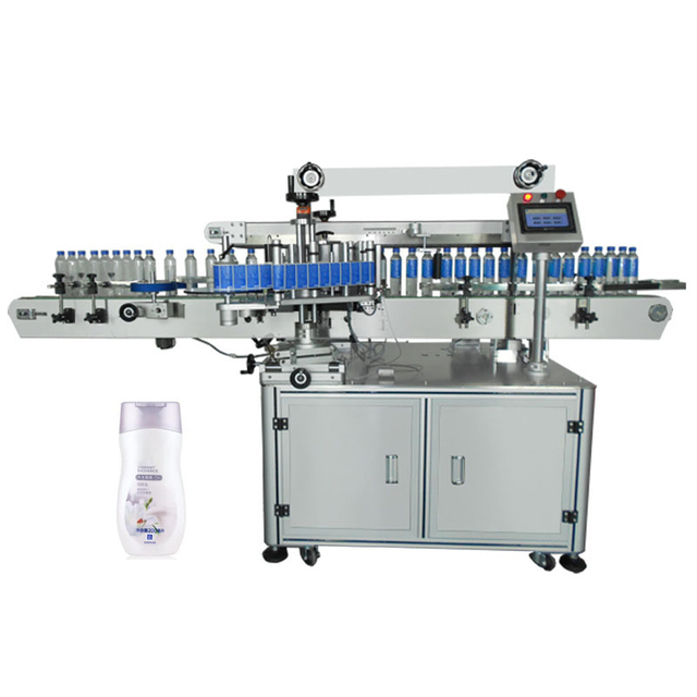 Round flat bottle universal automatic labeling machine flat bottle square bottle double-sided labeling machine