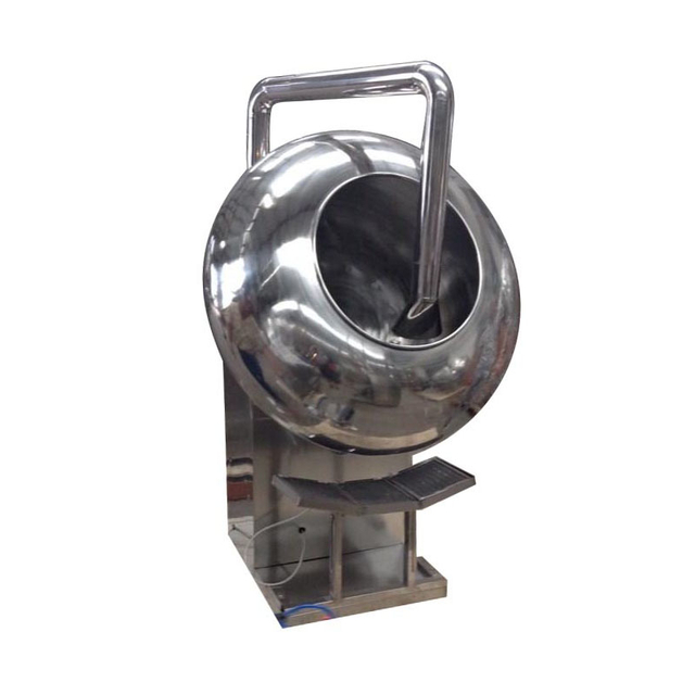 Small Automatic Chocolate Panning Machine Peanut Candy Coating Pan For Sale