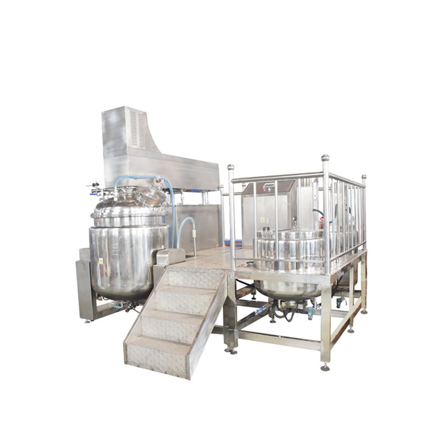 Lotion Vacuum Emulsifying Cosmetic 5-25l Petroleum Jelly Body Cream Cheese Making Mixing Machine Homogenizer Emulsifier Mixer