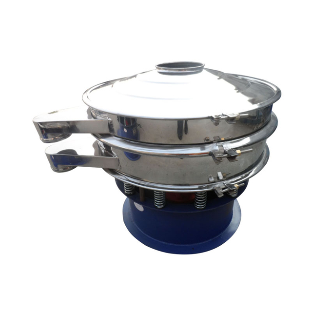 Electric rotary vibrating sieve sifter with wear resisting mesh screen for oil sand soil