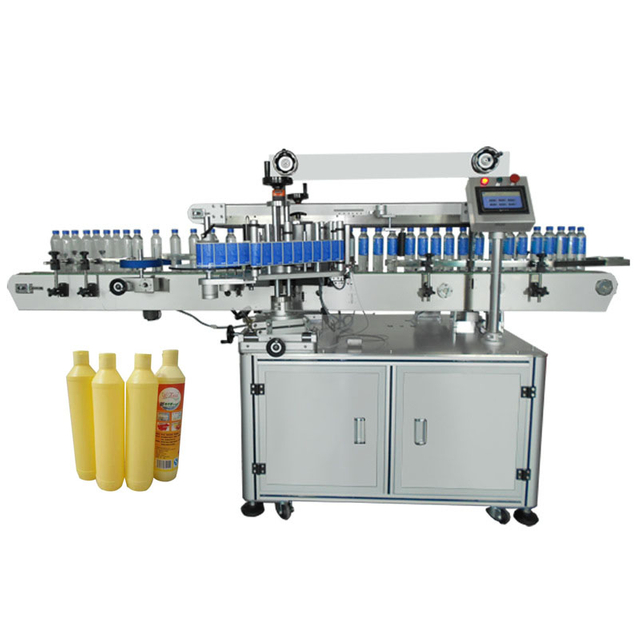 High speed automatic double side cosmetic labeling machine