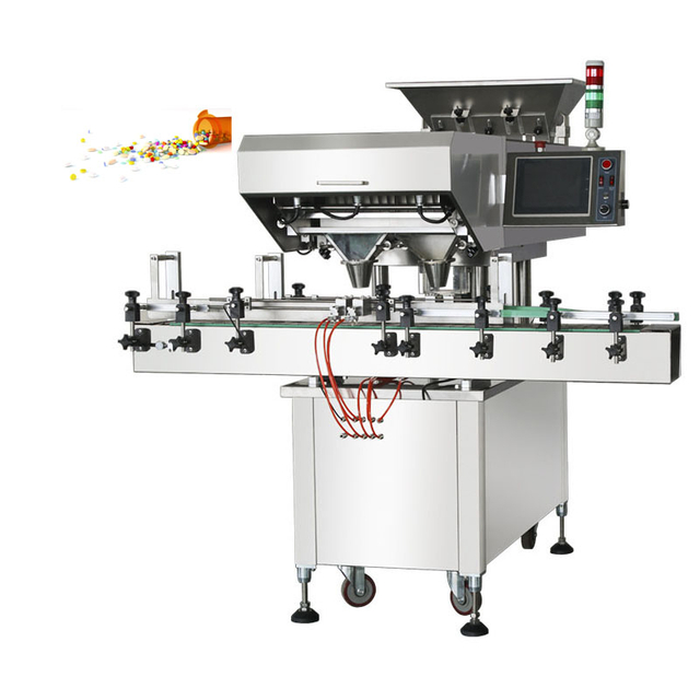 Multi Channel Automatic Electronic Vibrating Medicine Bottle Capsule Counter Pill Tablet Counting Filling Machine
