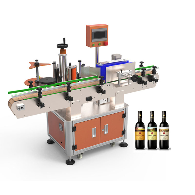 Factory Price Etiquetador Automatic Round Bottle Labeling Machine For Gallon Wine Bottle Paint Bucket Pail Cans Jars Labeling
