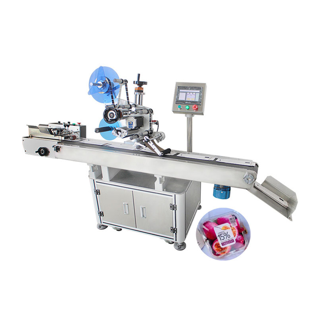 Electric Automatic Plane Bag Tag Food Paper Book Large Plastic Flat Labeling Machine Bottle Labeling Machine