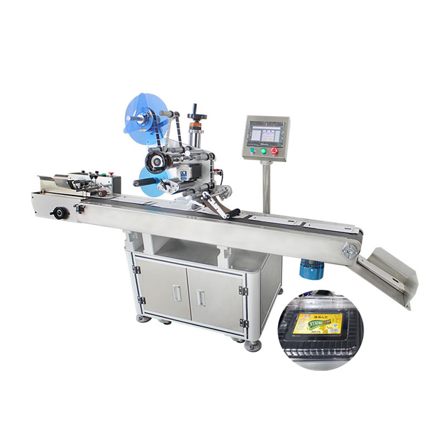 High Performance Automatic Production Assembly Line High-speed Plane Labeling Machine Head Label Applicator