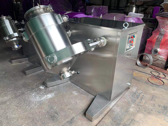 Pharmaceutical 3D Mixer Dry Powder Mixer Blender Machine Three Dimensional Mixing Equipment