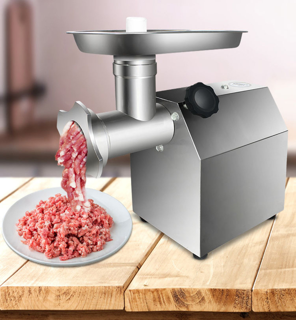 Cheap Industrial Meat Grinder Mincer Machine Stainless Steel Commercial In Restaurant Use