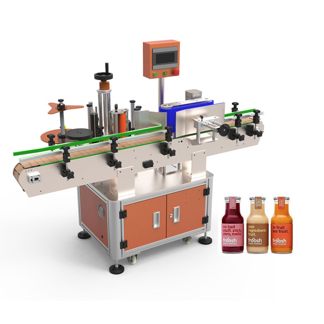 Pet Plastic Mineral Water Bottle Labeling Machine Vertical Automatic Label Outer Packaging Labeling Machine