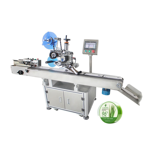 Semi Automatic Plane Labeling Machine For Plastic Square Glass PET Metal Bottles