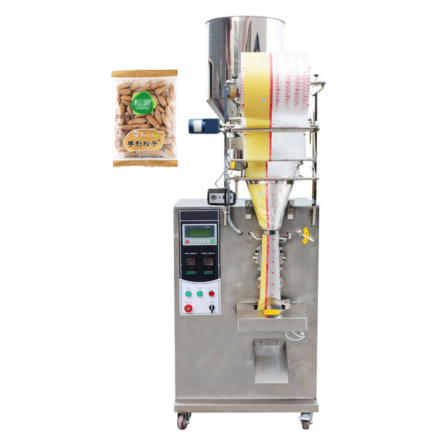Small Plastic Bag Coffee Packaging Machine Granule Packaging Machine Filling And Sealing With Date Printing