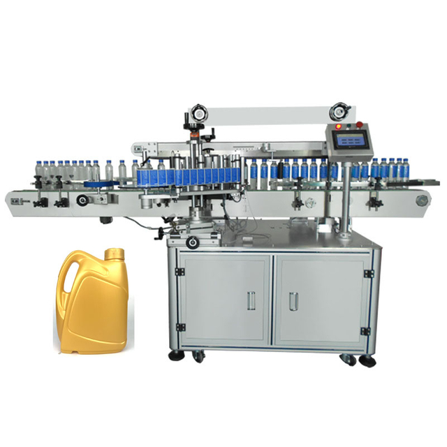 Automatic Label Equipment Fast Speed Double Side Plc Control Flat Square Bottle Table Top Labeling Machine