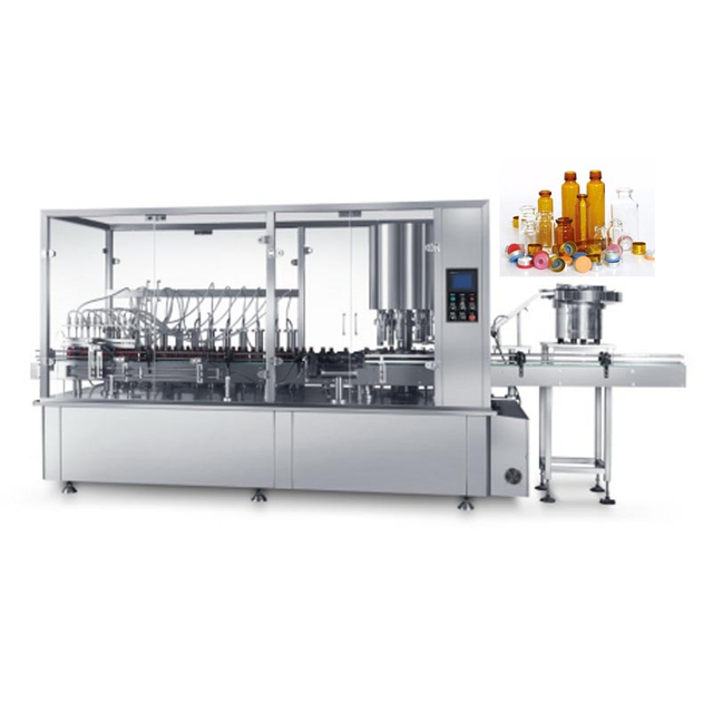 Small Filling And Capping Machine Bottled Liquid Automatic