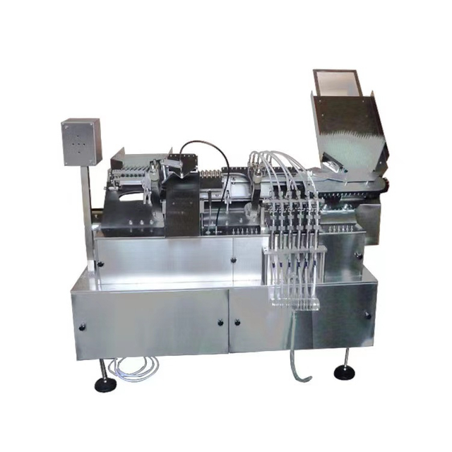 8 needles 1-2ml 5-10ml 5-20ml automatic ampoule maker liquid filler ampul sealer closed ampoule filling and sealing machine