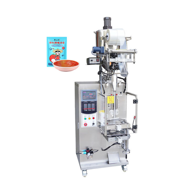 Automatic Sauce Potato Paste Oil Sachet Liquid Packing Machine Price