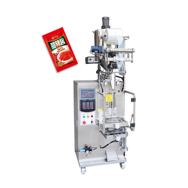 Packaging And Sachet Sealing Food Beverage Honey Equipment Ketchup Liquid Filling Mini Popcorn Heat Sauce Packing Machine