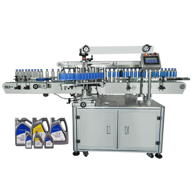Automatic Bottle Label Sticker Tabletop Double Side Round Bottle Labelling Machine With Date Coder