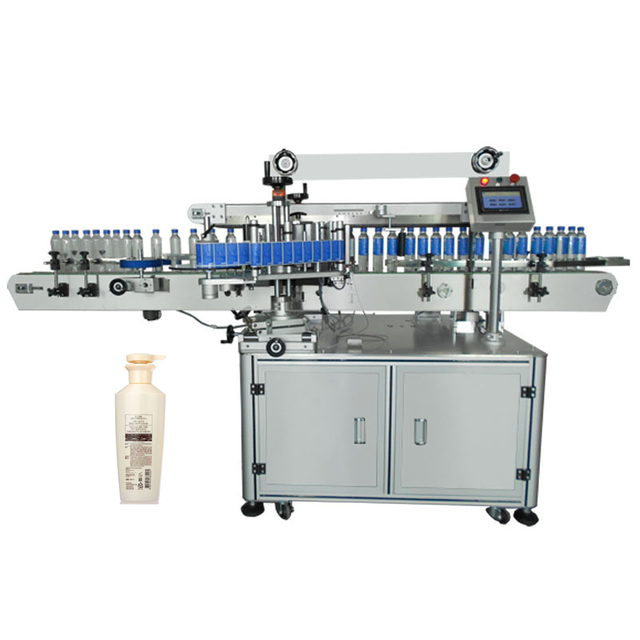 Packaging Machines Shrink Flat Surface Square Automatic Jar Opp Filling Capping Bottle Labeling Machine