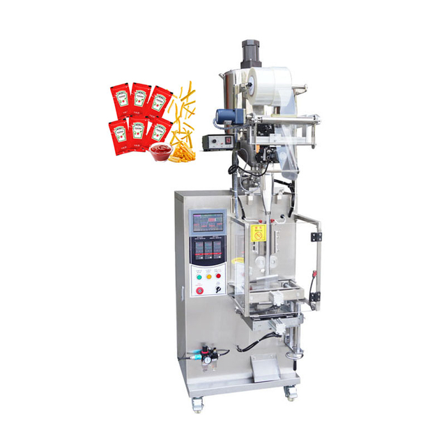 Automatic Vertical Film Bag Pouch Sachet Stick Filling Sealing Liquid Honey Sauce Packaging Machine