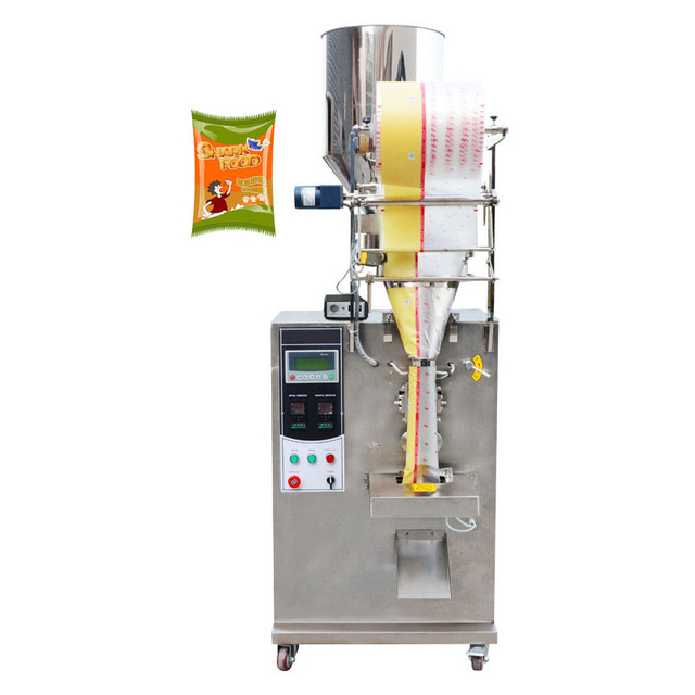 4 Side Sealing Bag Packing Machine Quad Brick Bottom Bag Beans Granule Powder Packing Machine Vertical Forming Filling Sealing