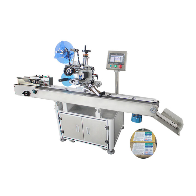 Factory Price Automatic Plane Adhesive Sticker Labelling Machine For Pe Bags