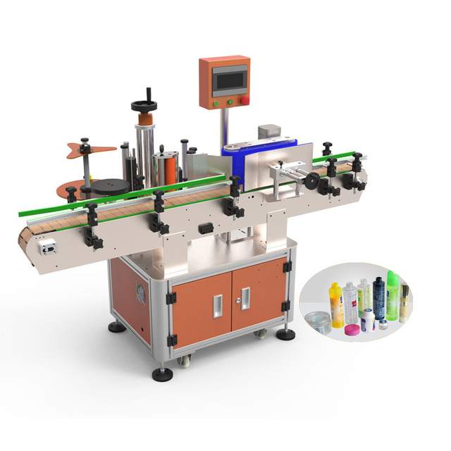 Standard Export Automatic Double Side Glass Jar Labeling Machine For Round Bottle