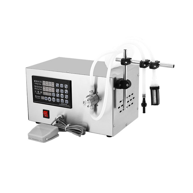 Eye Drops Essential Oils Perfumes Cosmetics Filler 316 Stainless Steel Magnetic Pump 4 Heads Automatic Liquid Filling Machine