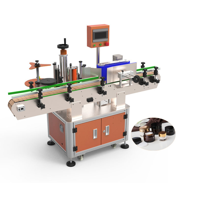 Fully Automatic Packaging Machinery Round Flat Side Bottle Made In China Self Adhesive Sticker Labeling Machine