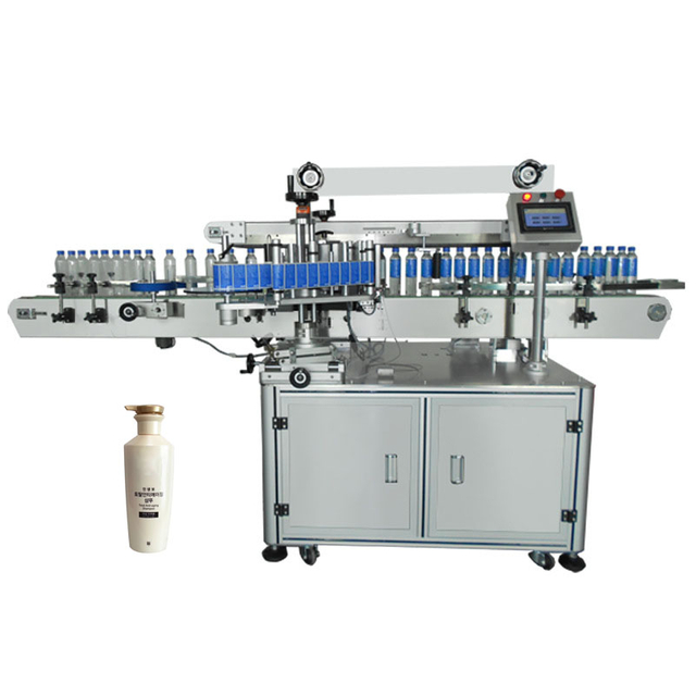 Automatic Flat Top Surface Labeling Machine Top and Bottom Two Sides Labeling Machine for Egg Tray High Speed