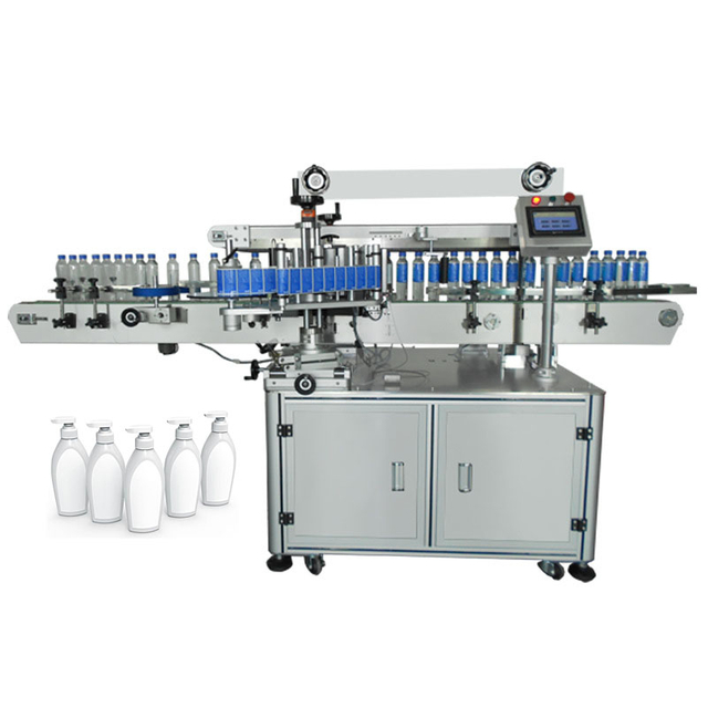 Automatic Plane Labeling Machine for plastic bag paper box double side labeling