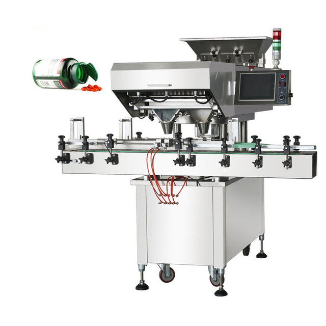 8 Lane Pharmaceutical Electronic Fully Automatic Capsule Pill Tablet Counter Tablet Counting Machine